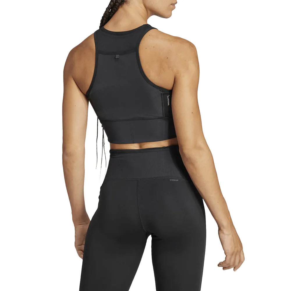 Adizero Running Gel Pocket Crop Long-Sleeve Top sold by Shoebacca product image thumbnail 3