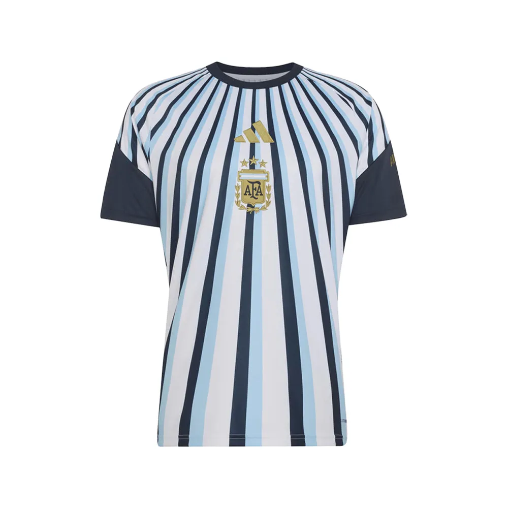 Argentina 26 Home Pre Match Jersey sold by Shoebacca