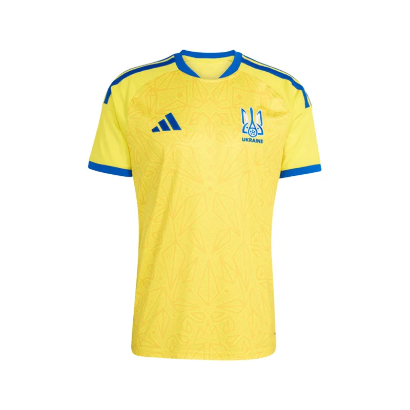 Ukraine 26 Home Jersey made by Adidas