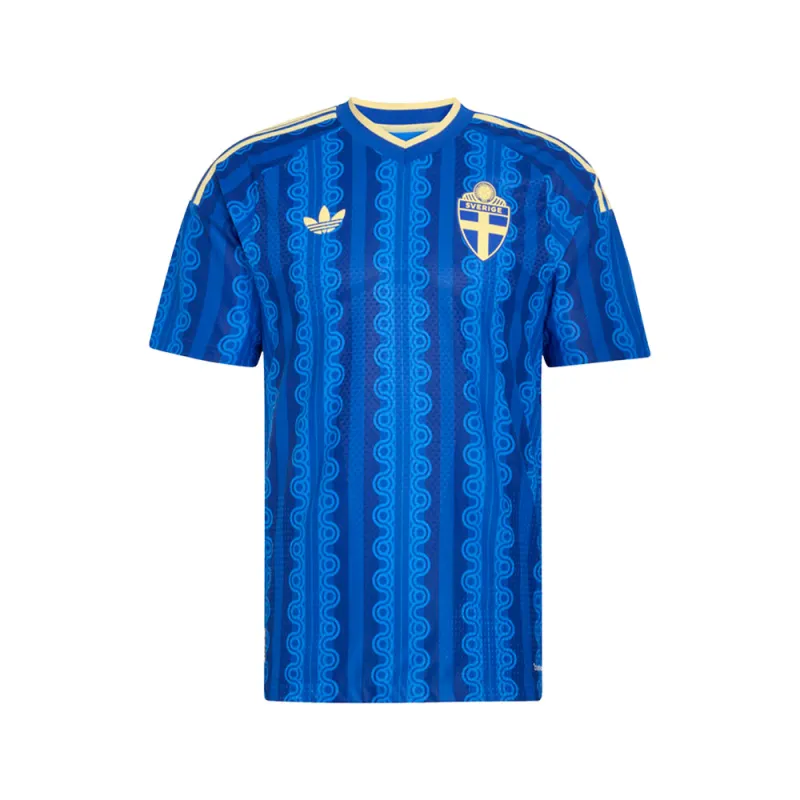 Sweden 26 Away Authentic Jersey made by Adidas