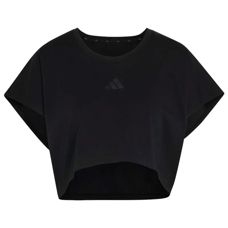 Power Workout Cropped Boxy 3-Stripes Tank made by Adidas