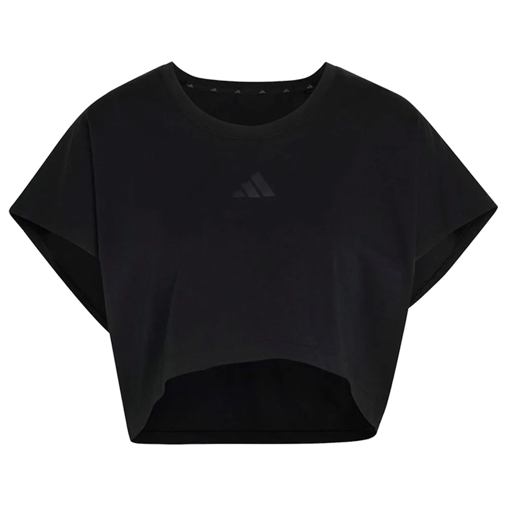 Power Workout Cropped Boxy 3-Stripes Tank sold by Shoebacca
