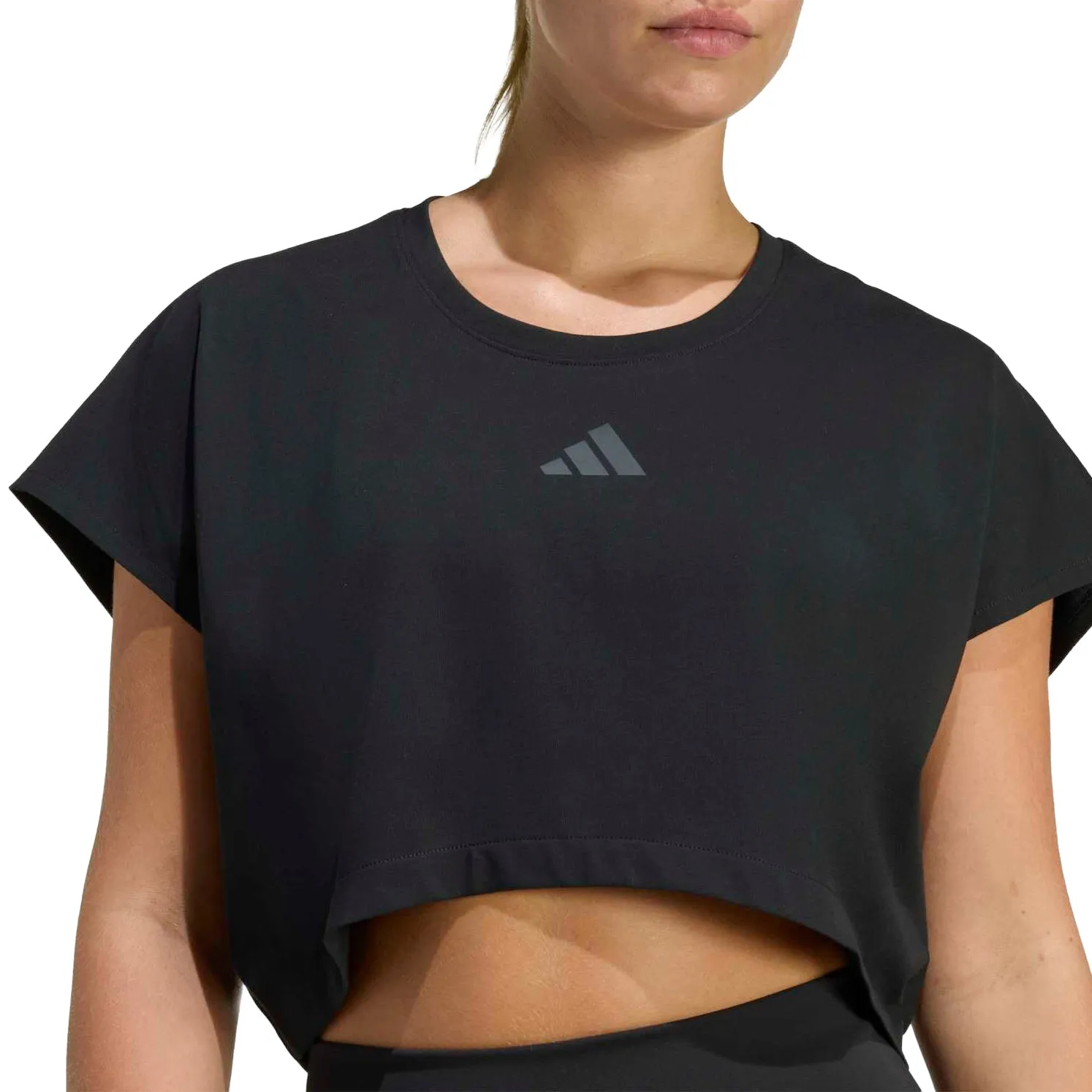 Power Workout Cropped Boxy 3-Stripes Tank sold by Shoebacca product image thumbnail 5