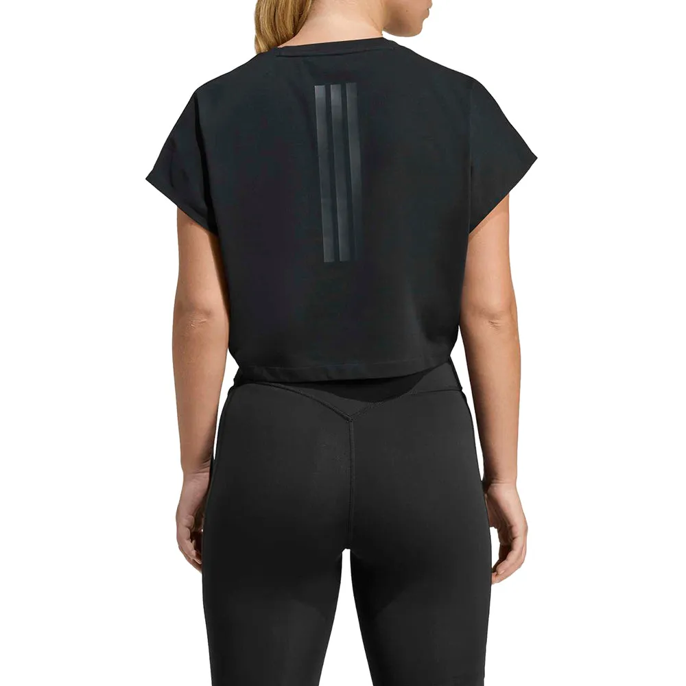 Power Workout Cropped Boxy 3-Stripes Tank sold by Shoebacca product image thumbnail 3