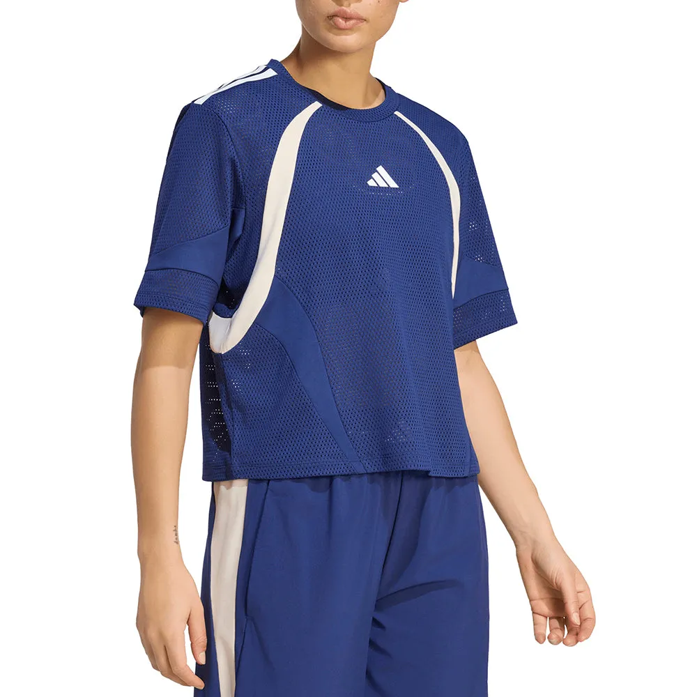 Hyperglam 3-Stripes Color Block Mesh T-Shirt sold by Shoebacca product image thumbnail 2