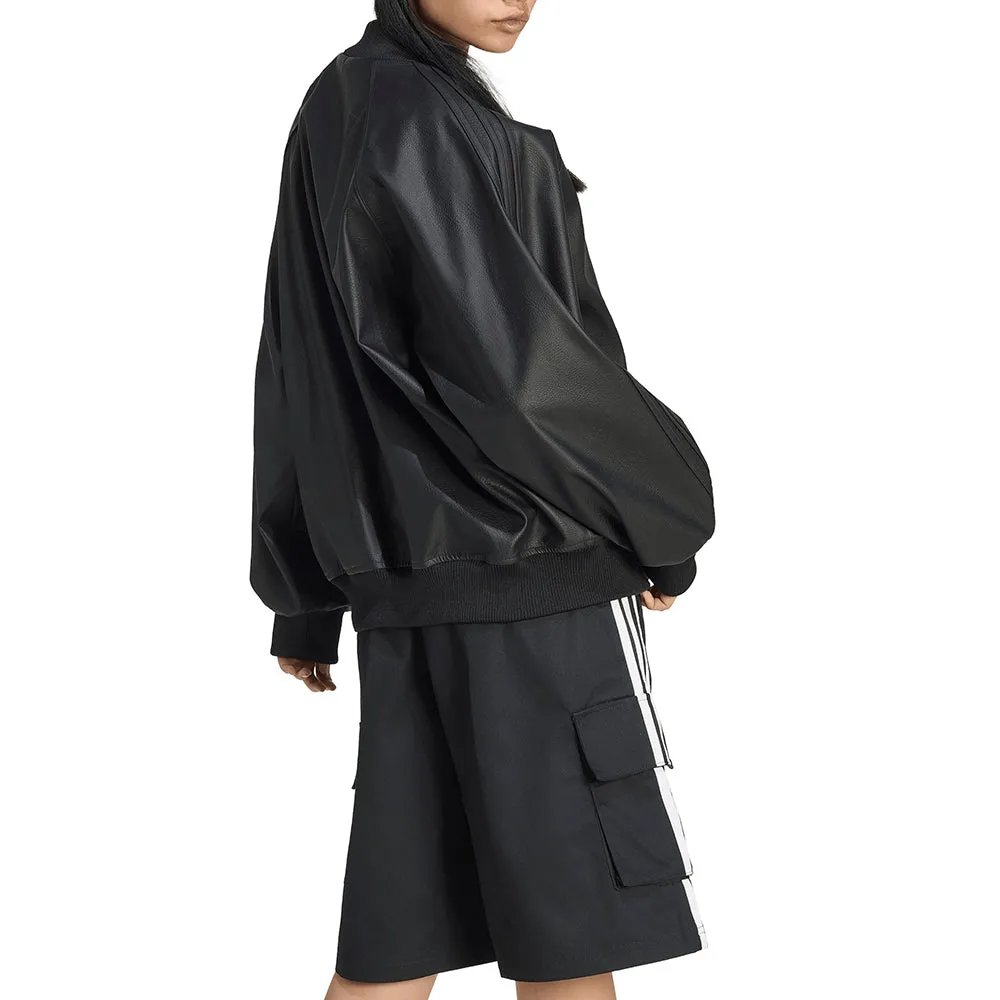 Pleather Oversized Track Top sold by Shoebacca product image thumbnail 3