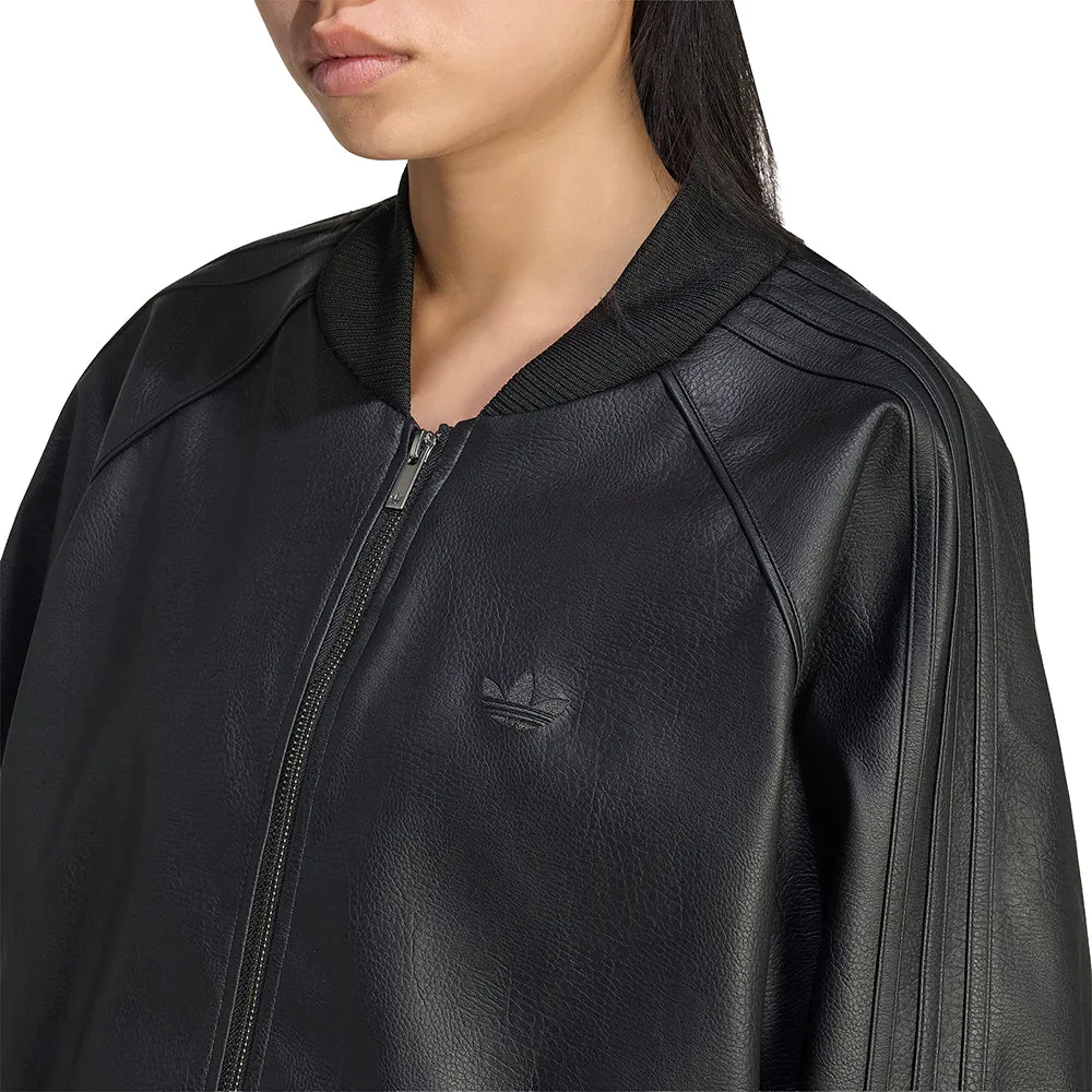 Pleather Oversized Track Top sold by Shoebacca product image thumbnail 5