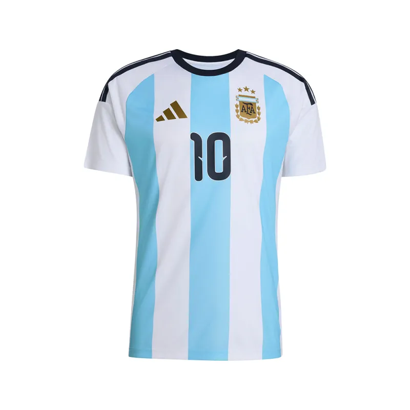 Argentina 26 Home Messi Fan Jersey made by Adidas
