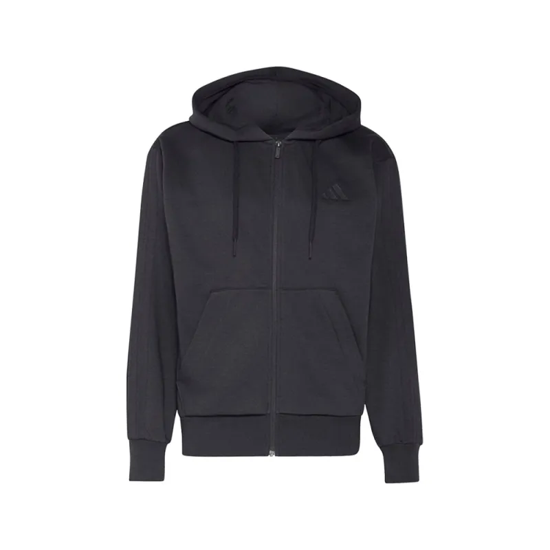 Essentials 3-Stripes Fleece Hoodie made by Adidas