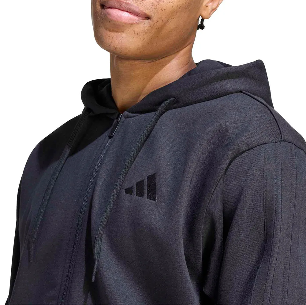 Essentials 3-Stripes Fleece Hoodie sold by Shoebacca product image thumbnail 5