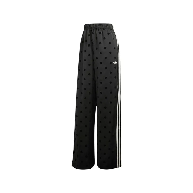 Satin Polka Dots Wide Leg Pant made by Adidas