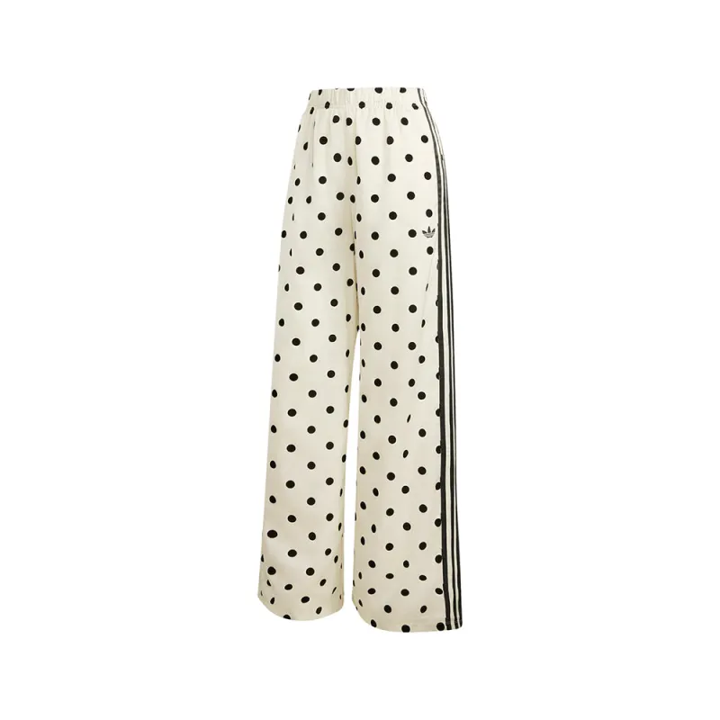 Satin Polka Dots Wide Leg Pant made by Adidas