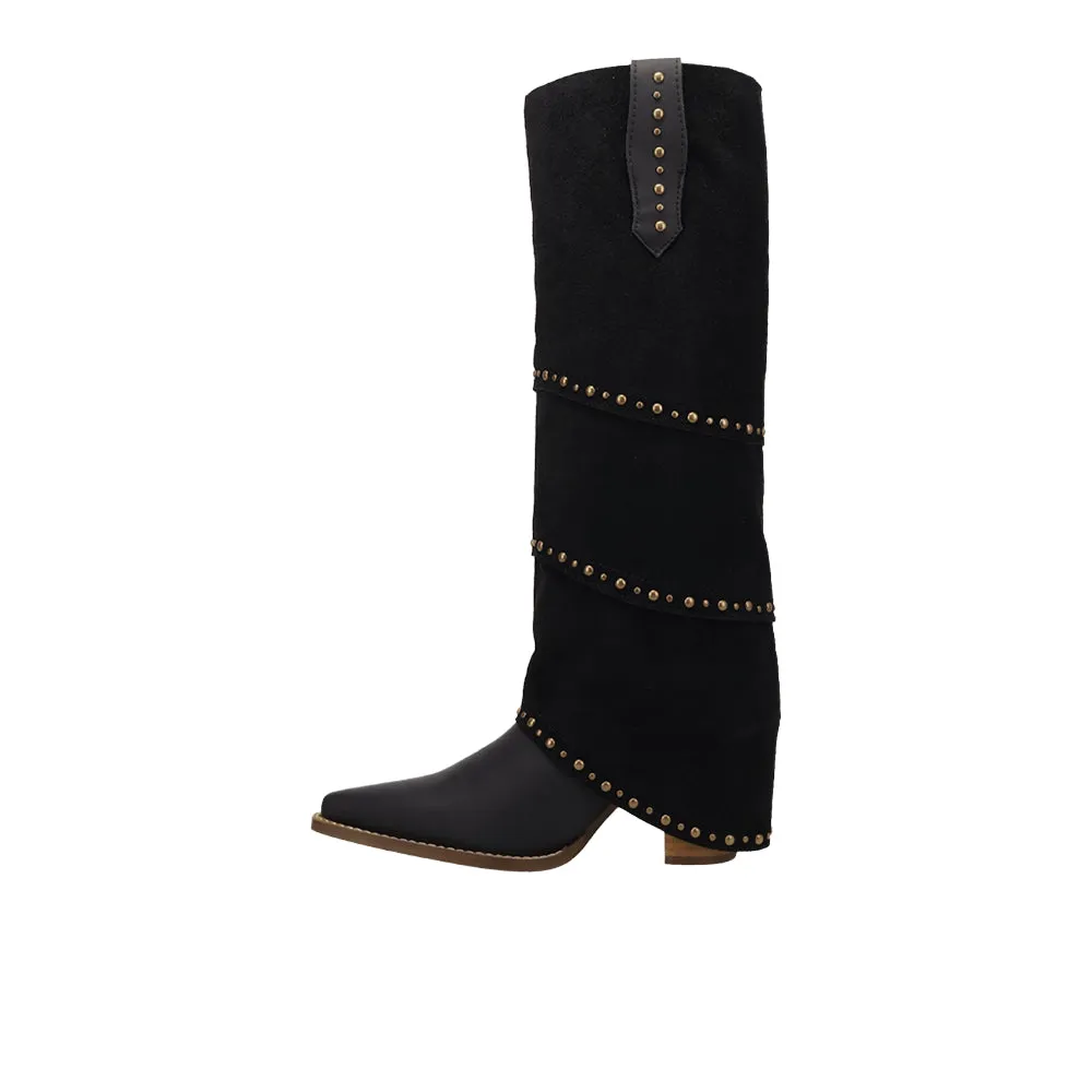 Texani Leather Snip Toe Pull On Boots sold by Shoebacca product image thumbnail 3
