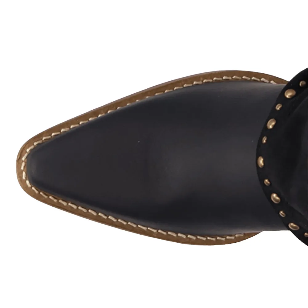 Texani Leather Snip Toe Pull On Boots sold by Shoebacca product image thumbnail 4