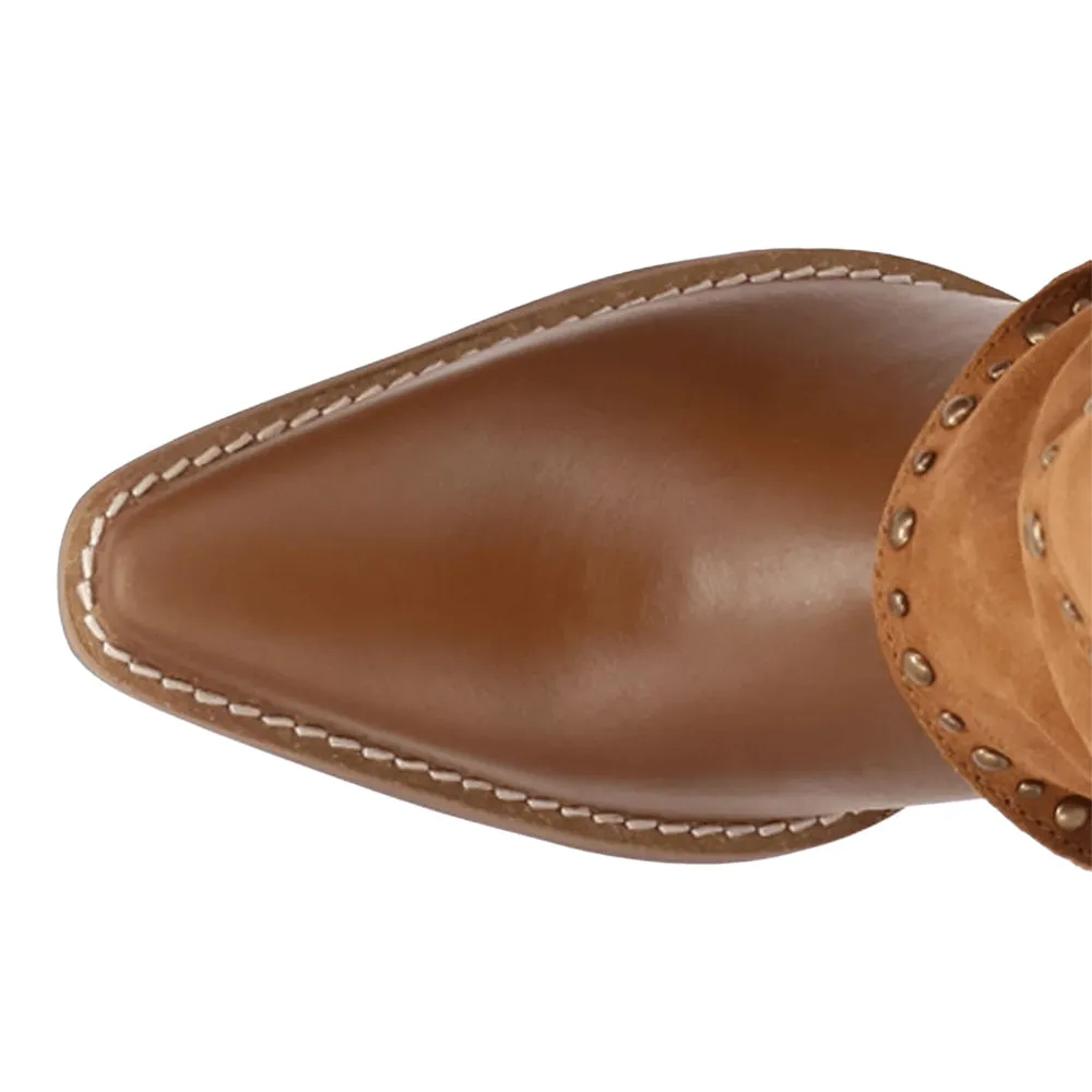 Texani Leather Snip Toe Pull On Boots sold by Shoebacca product image thumbnail 4