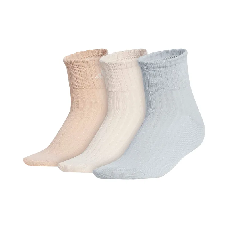 Sport Fashion 3-Pack Quarter Socks made by Adidas
