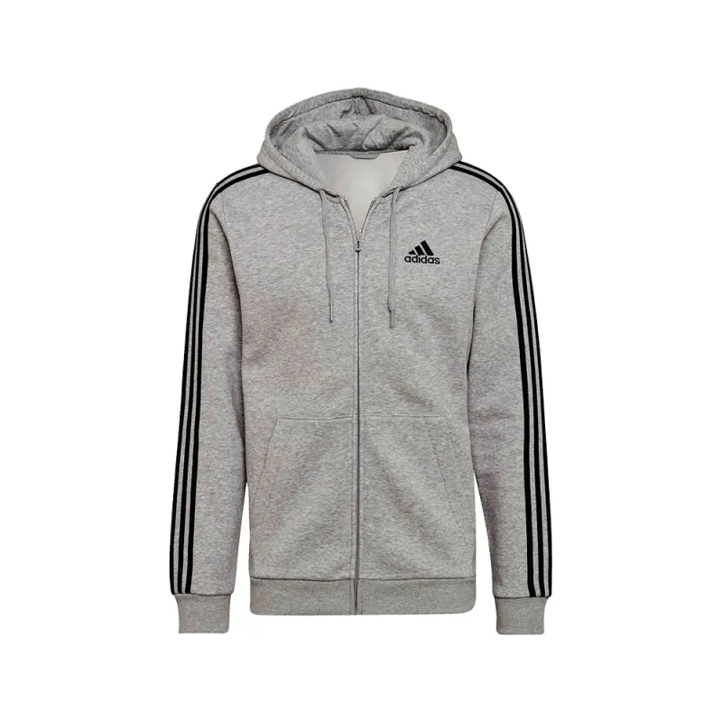 Essentials Fleece 3-Stripes Full-Zip Hoodie made by Adidas