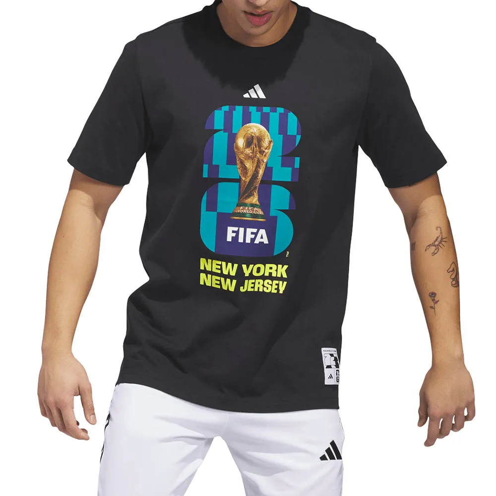 FIFA World Cup 26 Host City New York New Jersey Graphic T-Shirt sold by Shoebacca product image thumbnail 4
