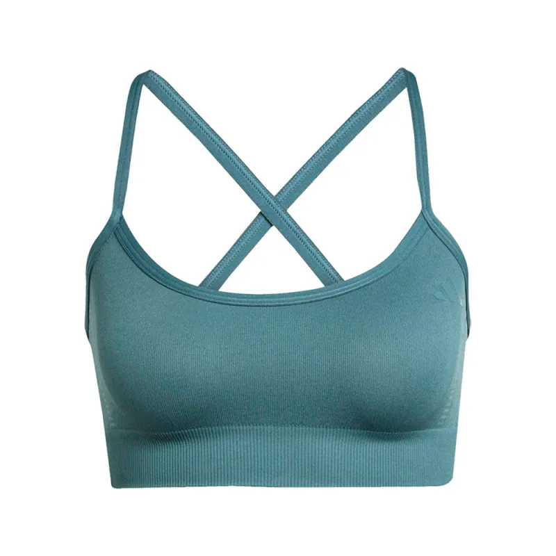 Workout Essentials Light-Support Knit Bra made by Adidas