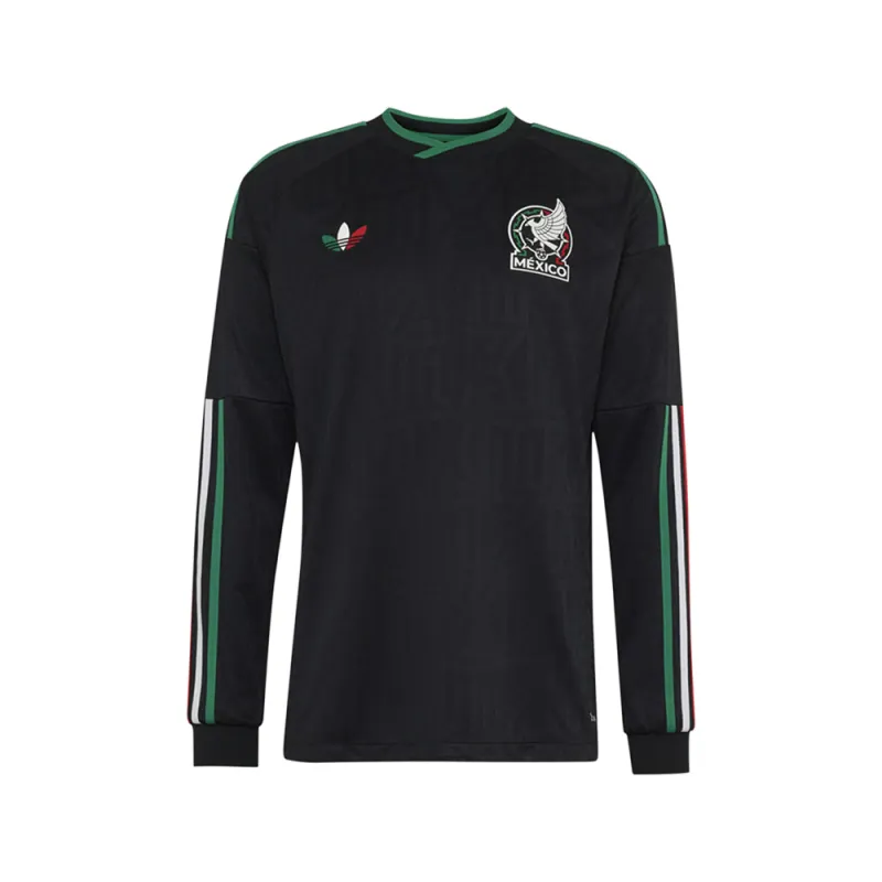 Mexico 26 Third Authentic Long Sleeve Jersey made by Adidas
