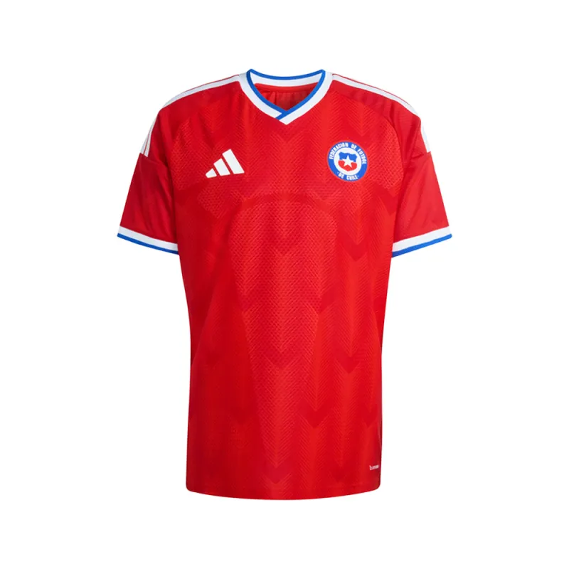 Chile 26 Home Authentic Jersey made by Adidas