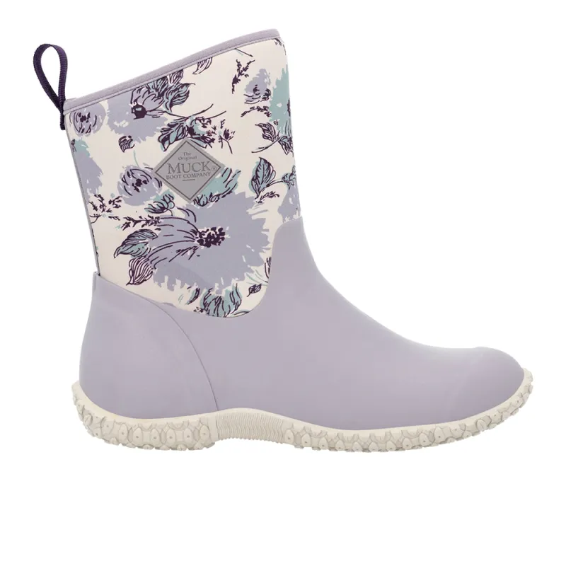 Muckster II Mid Floral Round Toe Pull On Boots made by The Muck Boot Company