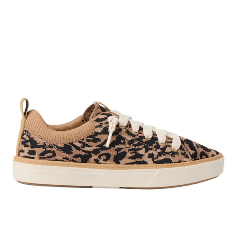 Lay Day Lite Leopard Lace Up Sneakers made by Reef