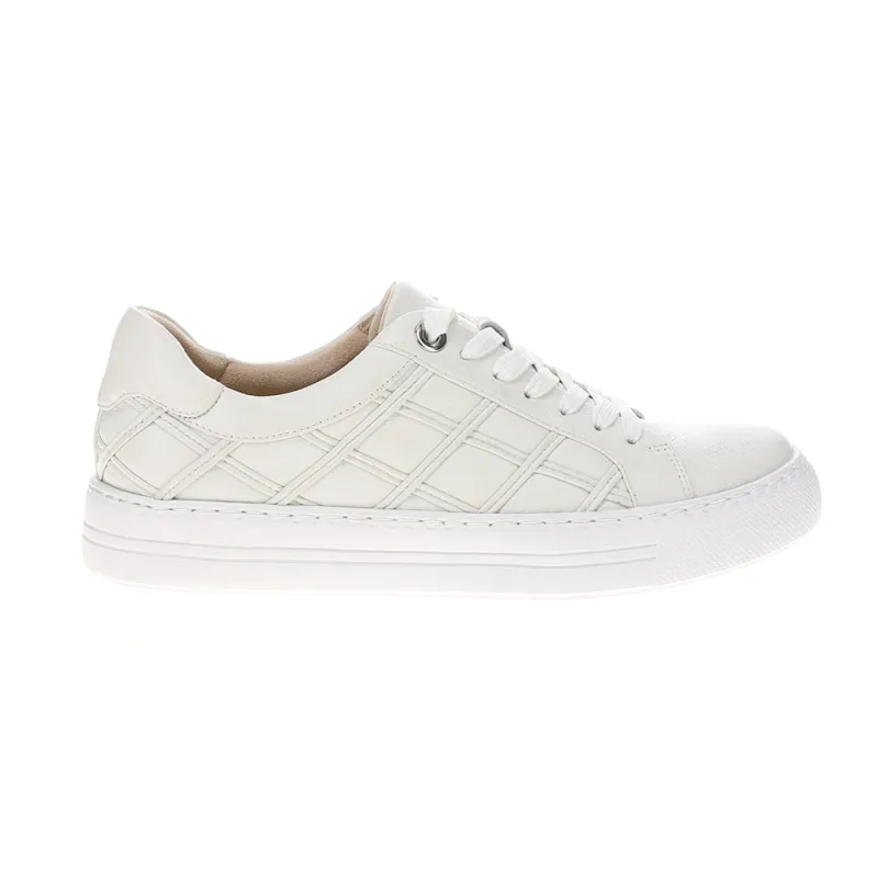 Yashi Quilted Lace Up Sneakers made by VANELi