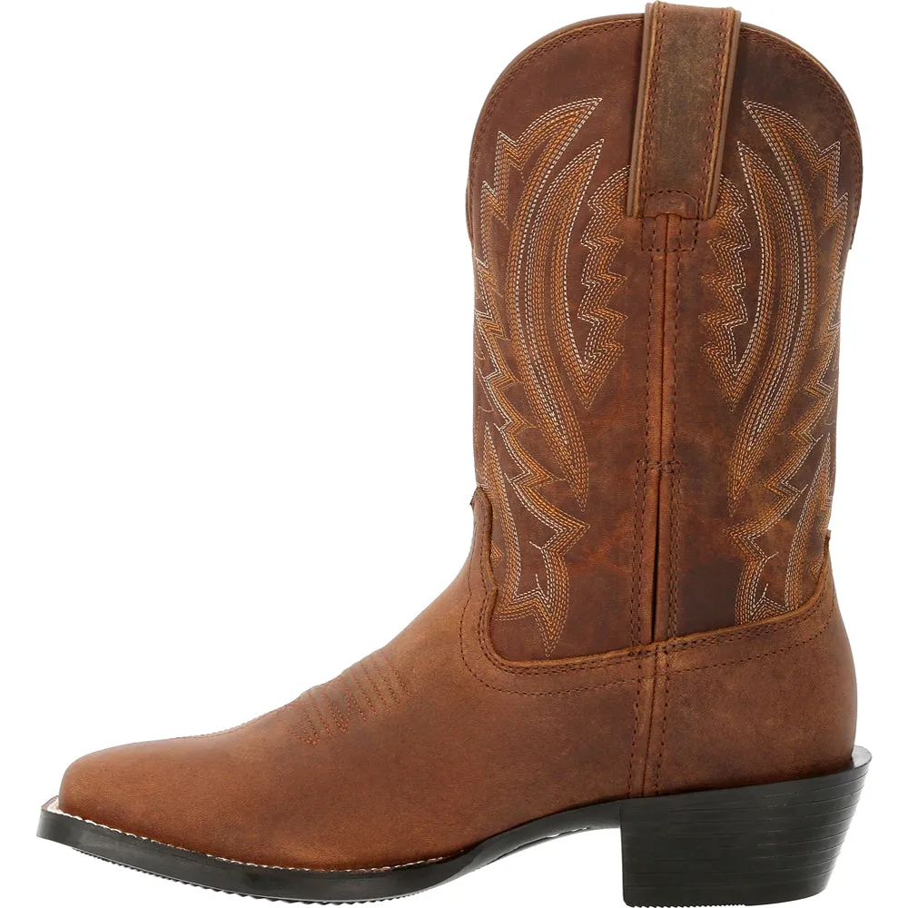 Westward Tooled-Inlay Square Toe Cowboy Boots sold by Shoebacca product image thumbnail 3