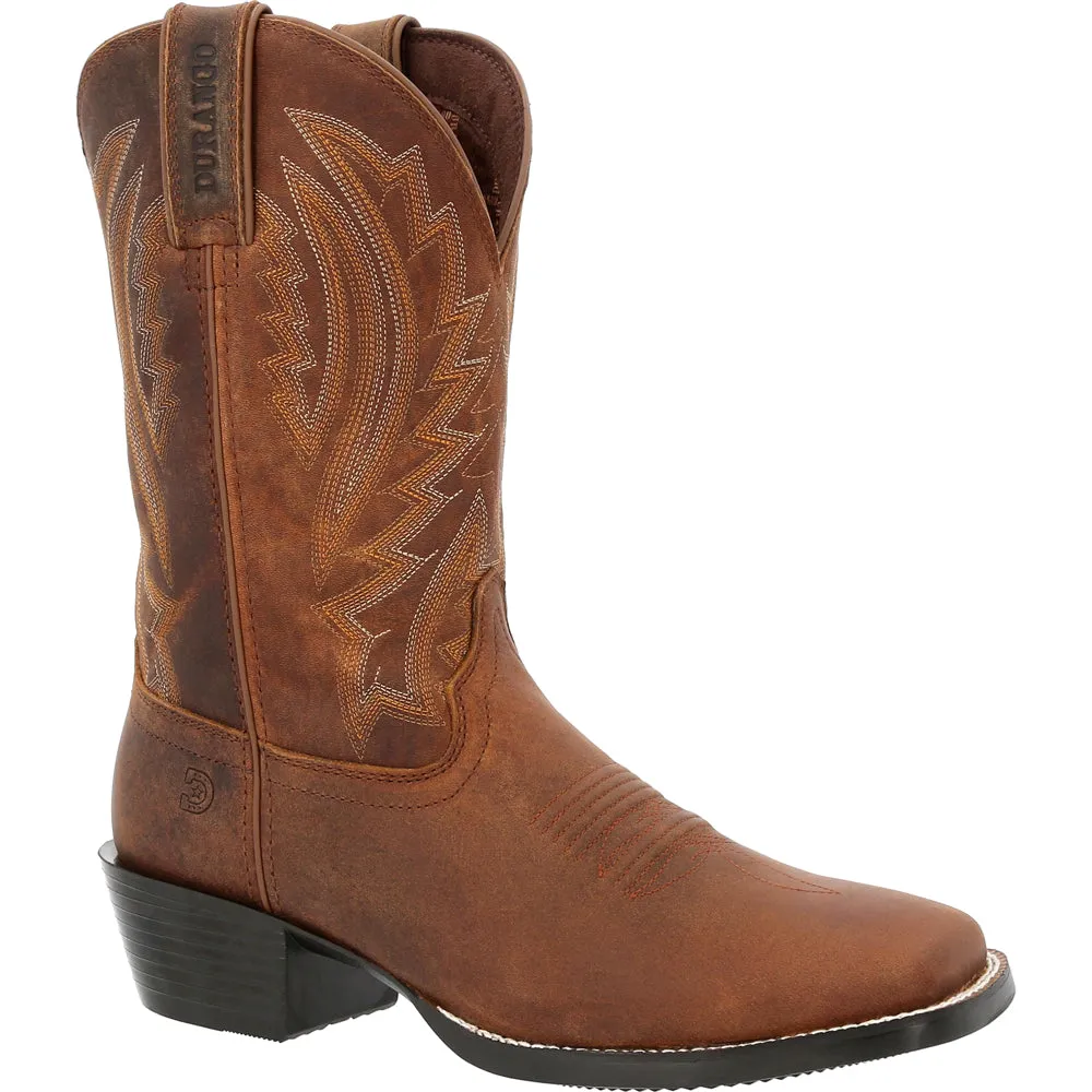 Westward Tooled-Inlay Square Toe Cowboy Boots sold by Shoebacca product image thumbnail 2