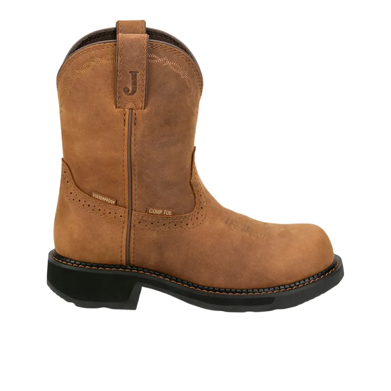 Gypsy Work Darby Waterproof Composite Toe Work Boot made by Justin Boots
