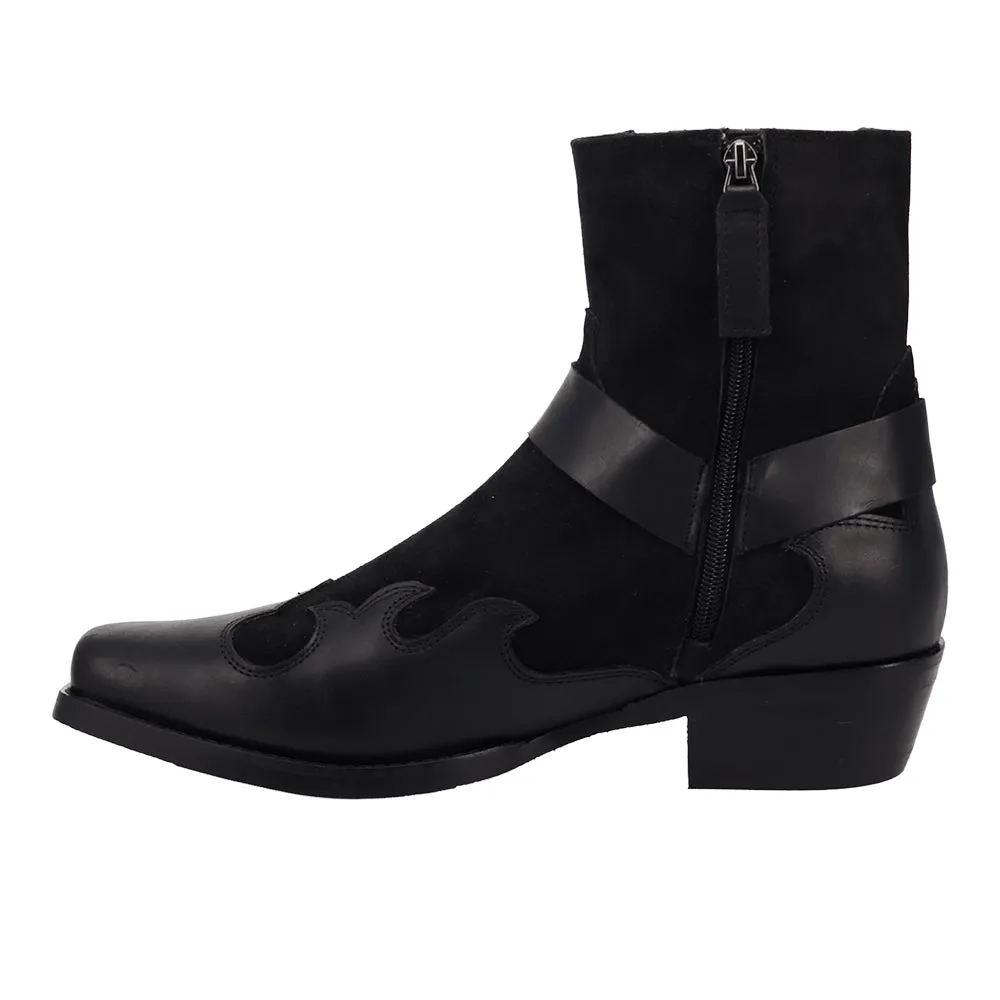 Bandit Leather Square Toe Zippered Booties sold by Shoebacca product image thumbnail 3