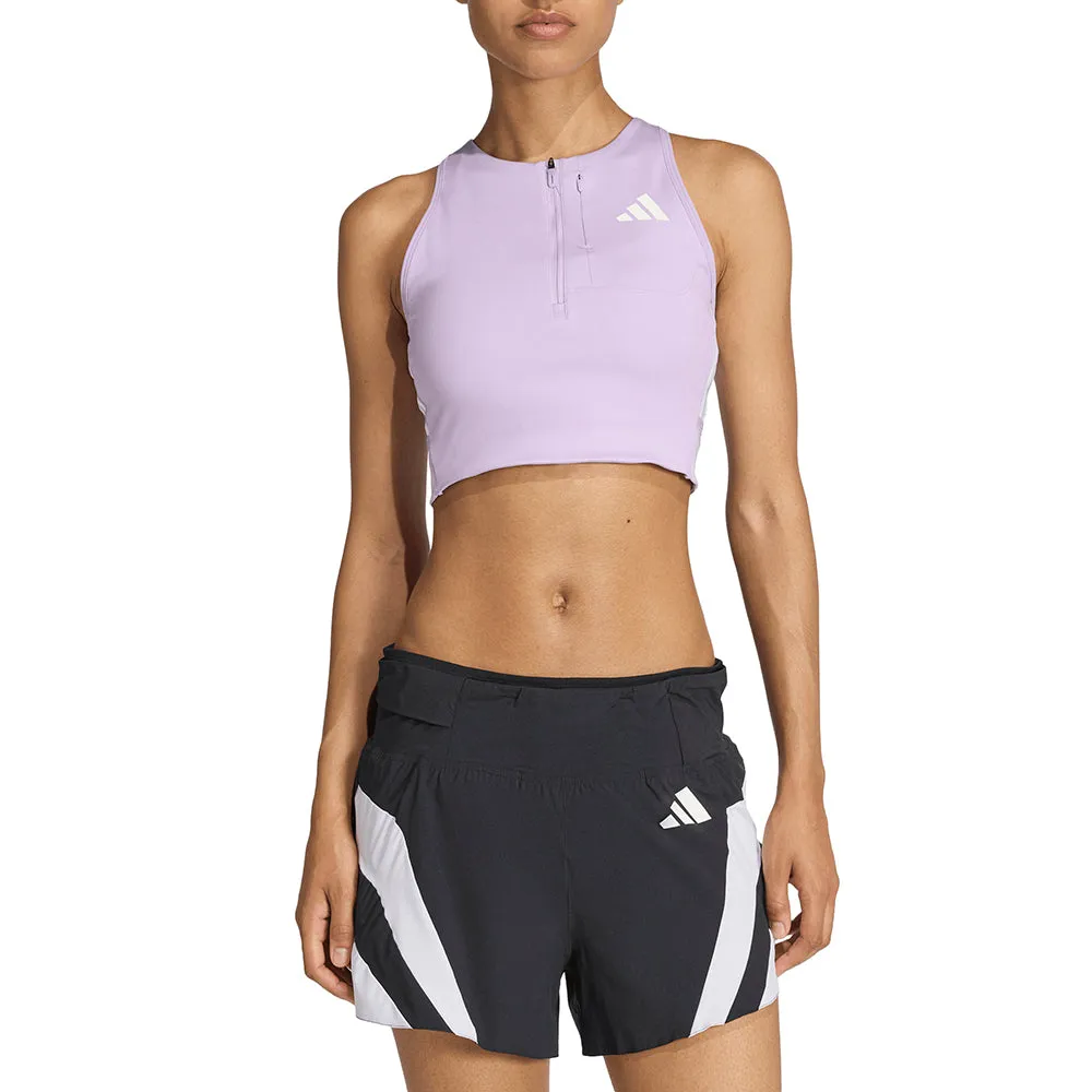 Adizero Running Gel Pocket Crop Top sold by Shoebacca product image thumbnail 2