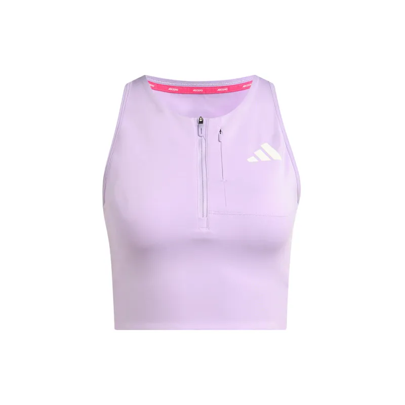 Adizero Running Gel Pocket Crop Top made by Adidas