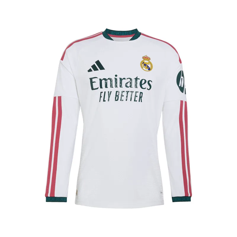 Real Madrid 26/27 Home Authentic Jersey Long Sleeve made by Adidas