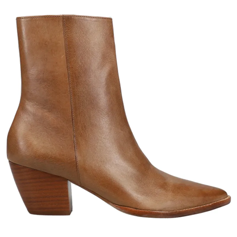 Caty Metallic Pointed Toe Cowboy Booties made by Matisse