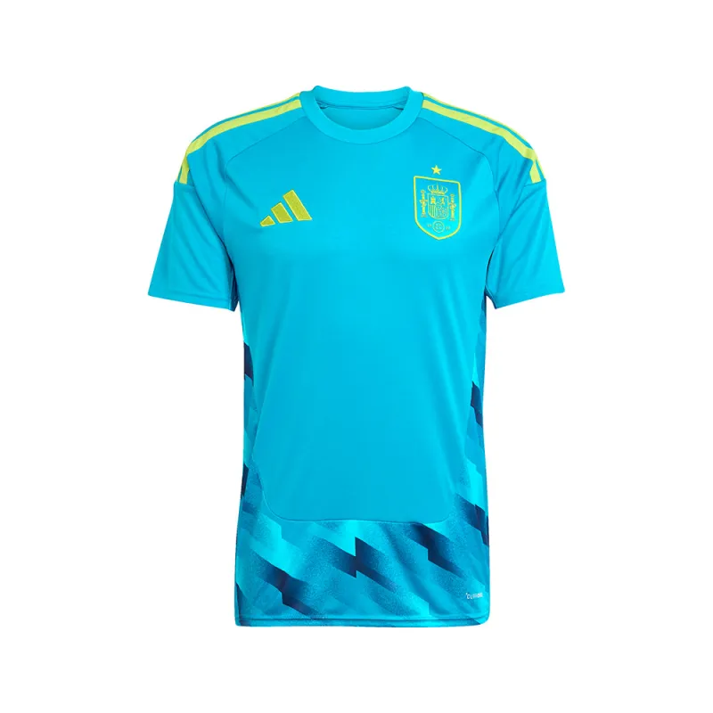 Spain 26 Home Goalkeeper Jersey made by Adidas