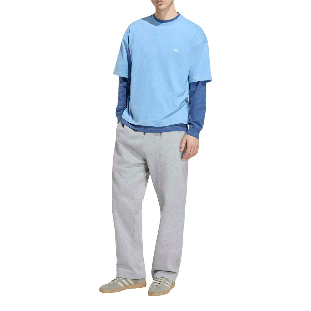 Trefoil Essentials Melange Loose Cropped T-Shirt sold by Shoebacca product image thumbnail 4