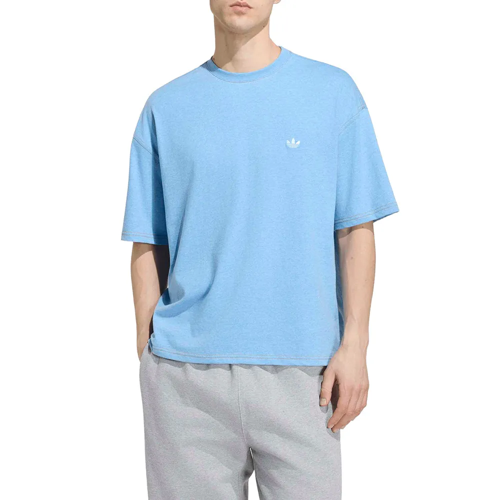 Trefoil Essentials Melange Loose Cropped T-Shirt sold by Shoebacca product image thumbnail 2