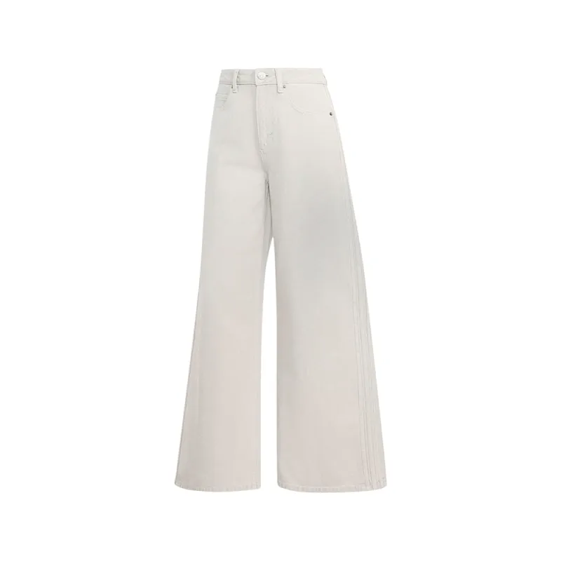 High-Rise Wide-Leg Denim Pants made by Adidas