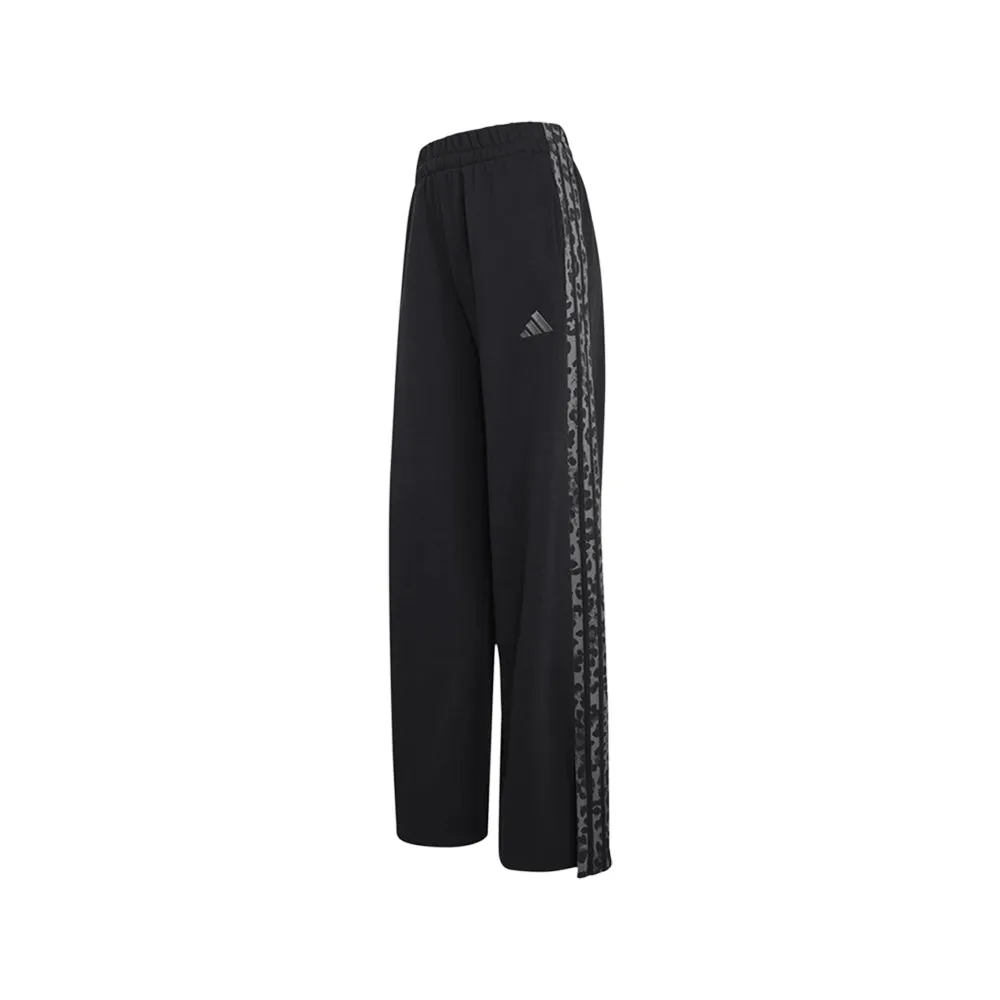 Seasonal Essentials Animal Print 3-Stripes Pants sold by Shoebacca