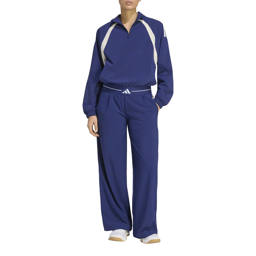Hyperglam 3-Stripes Color Block Woven 1/4 Zipper Track Top sold by Shoebacca product image thumbnail 4