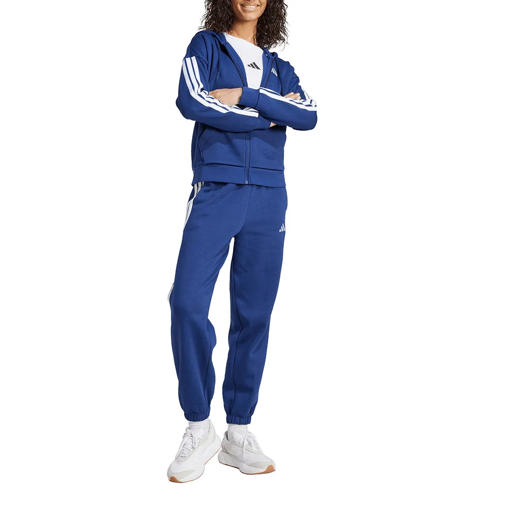 Essentials 3-Stripes Full-Zip Fleece Hoodie sold by Shoebacca product image thumbnail 4