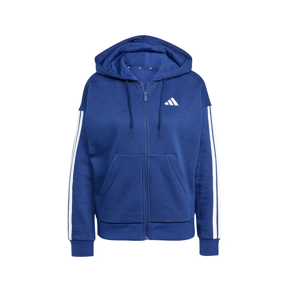 Essentials 3-Stripes Full-Zip Fleece Hoodie sold by Shoebacca