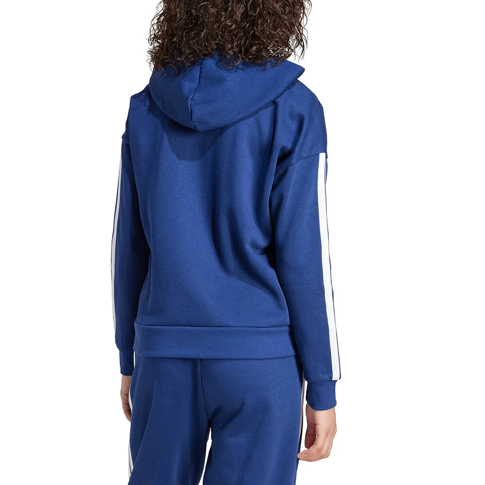 Essentials 3-Stripes Full-Zip Fleece Hoodie sold by Shoebacca product image thumbnail 3