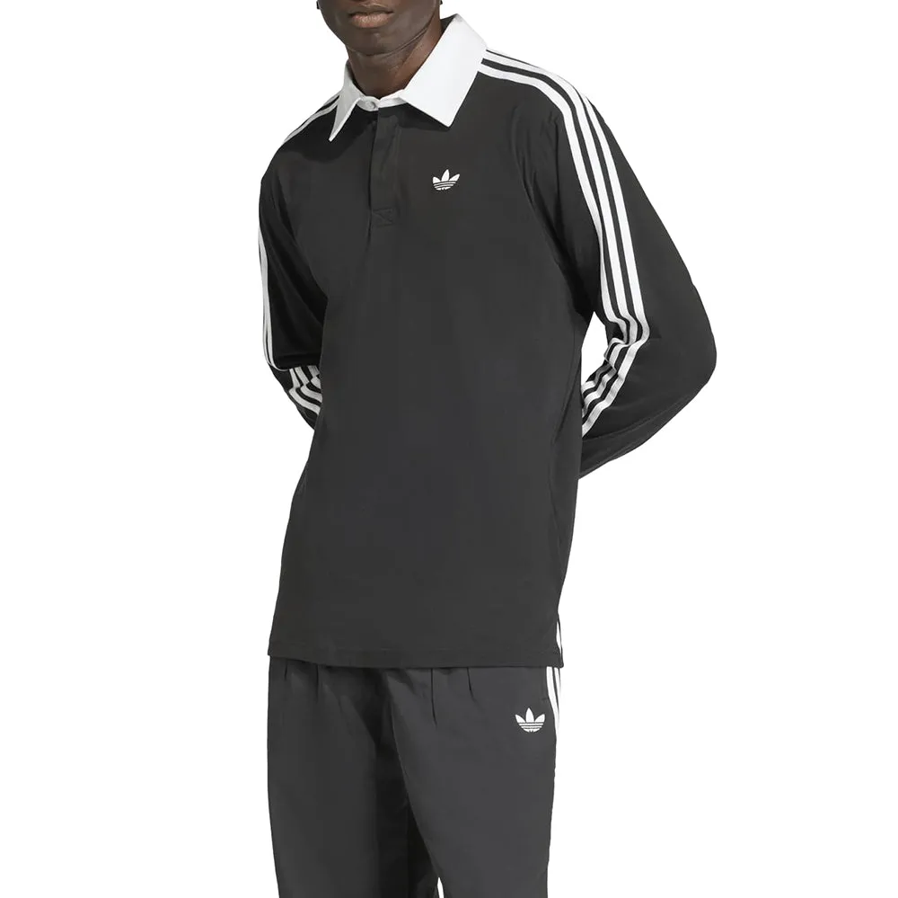 3-Stripes Rugby Polo with Long Sleeves sold by Shoebacca product image thumbnail 2