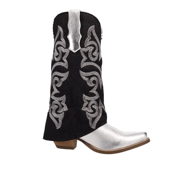 Southern Sass Leather Snip Toe Pull On Boots made by dingo
