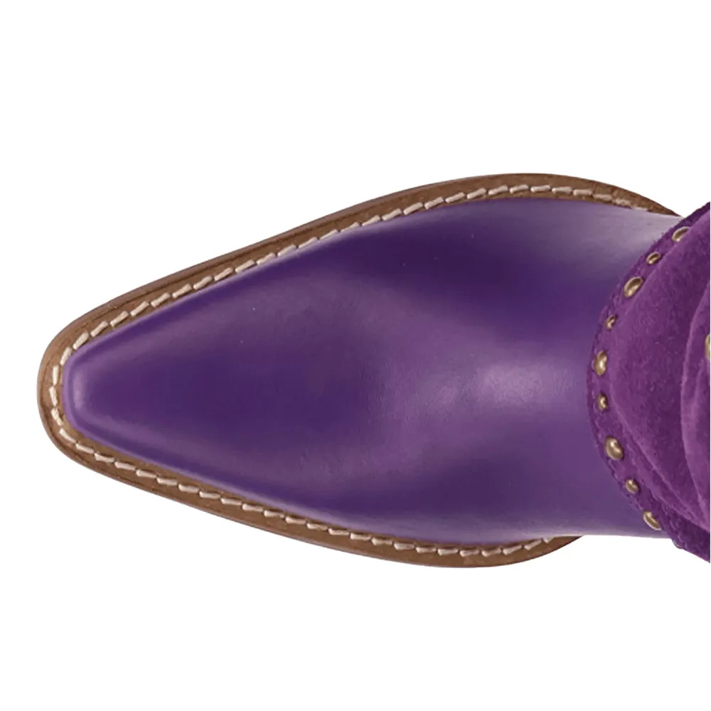 Texani Leather Snip Toe Pull On Boots sold by Shoebacca product image thumbnail 4
