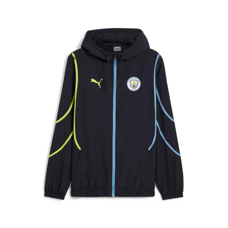 Manchester City F.C. Prematch Woven Full Zip Jacket made by Puma