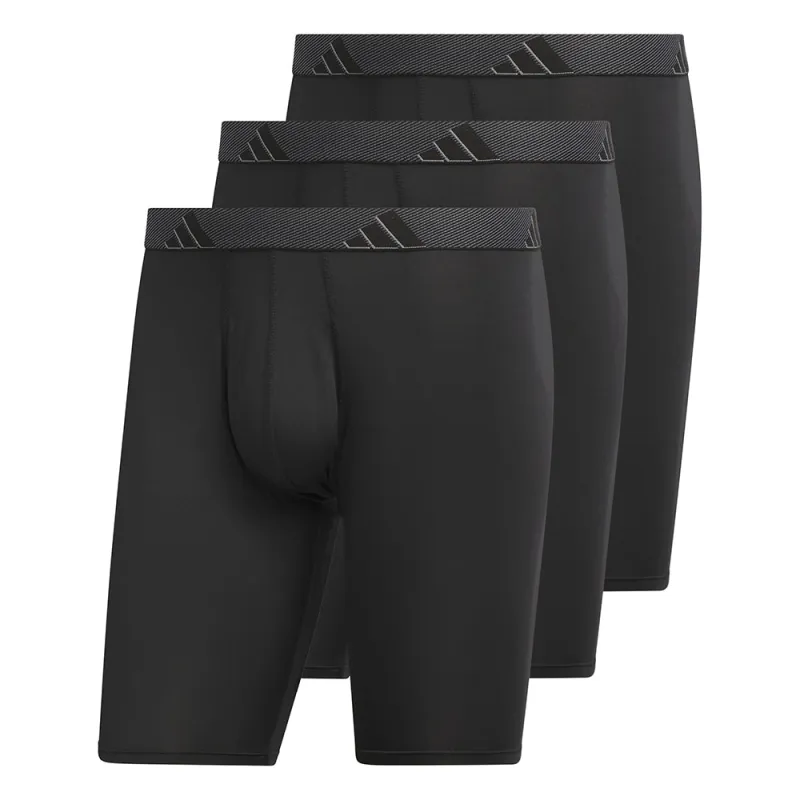 Microfiber Long Boxer Briefs 3-Pack made by Adidas